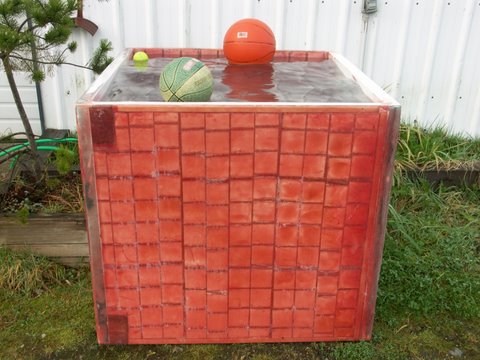 Fiberglass water tank